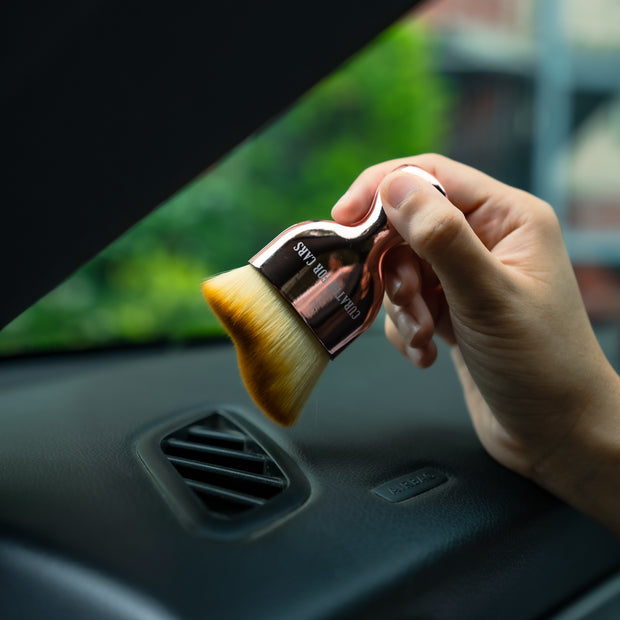 Car Interior Dust Brush – Rose Gold